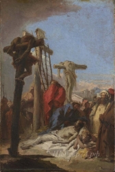 londongallery/giovanni domenico tiepolo - the lamentation at the foot of the cross (1)